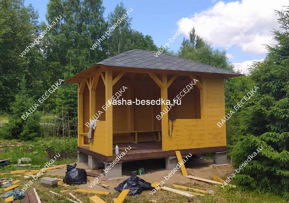 Беседка Авангард 4×3