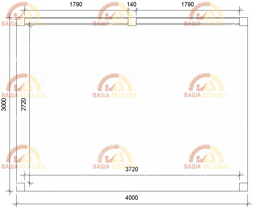 Беседка Закат 3.5×5.7 — изображение 3