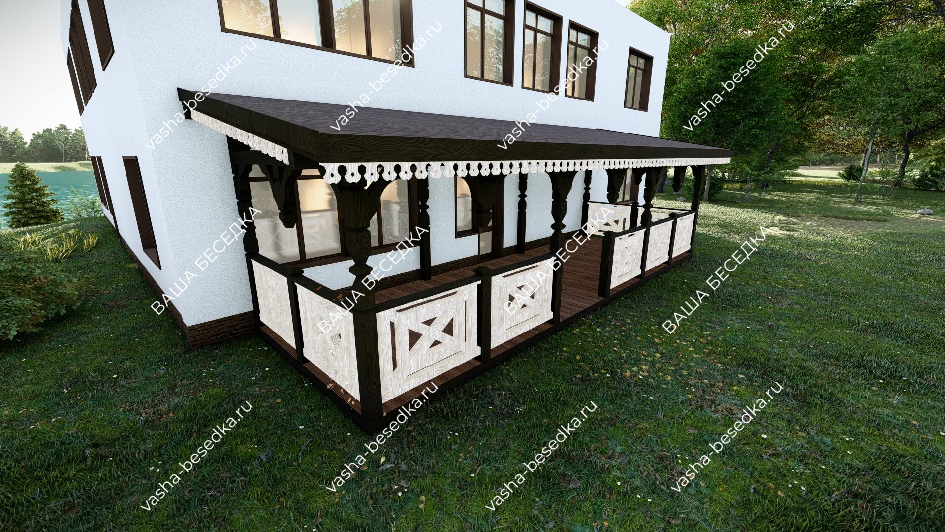 Веранда Морской бриз 9×3м